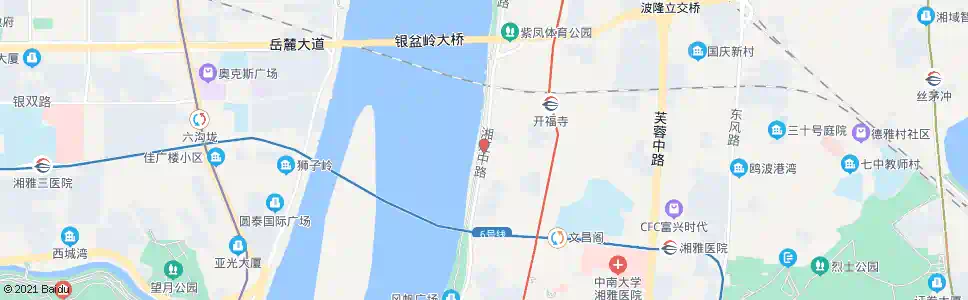 长沙竹山园_公交站地图_长沙公交_妙搜公交查询2025