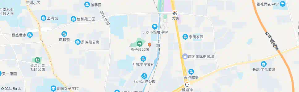 长沙圭塘路井湾路口_公交站地图_长沙公交_妙搜公交查询2025