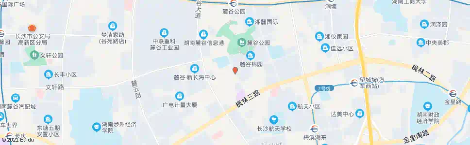 长沙咸嘉湖西路_公交站地图_长沙公交_妙搜公交查询2025