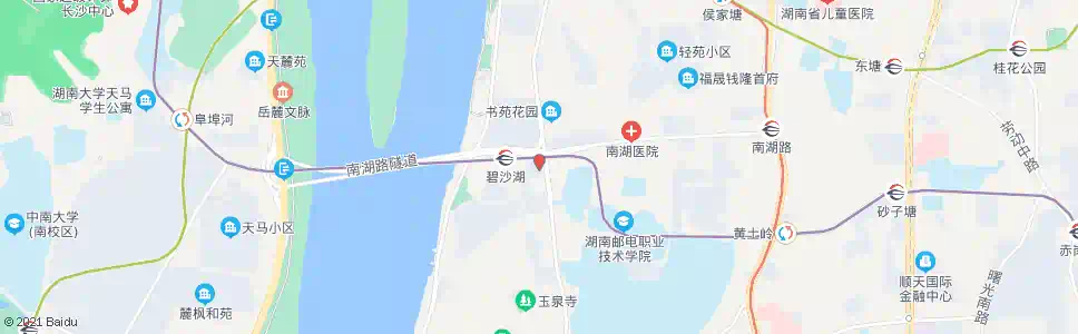 长沙建设银行_公交站地图_长沙公交_妙搜公交查询2025