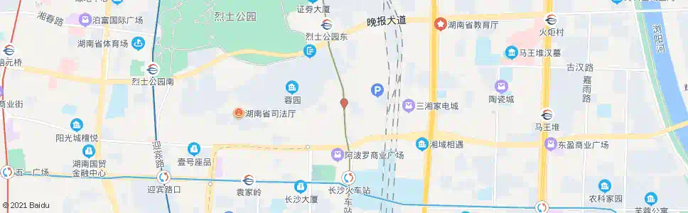 长沙竹园路口_公交站地图_长沙公交_妙搜公交查询2025