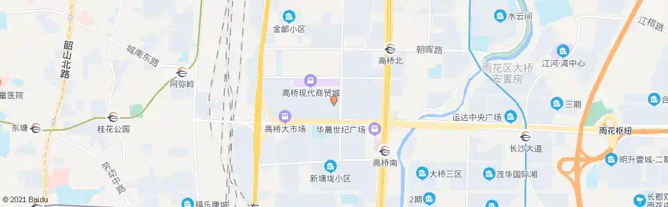 长沙南湖大市场_公交站地图_长沙公交_妙搜公交查询2025