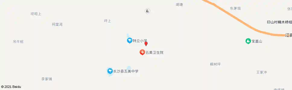 长沙五美街南_公交站地图_长沙公交_妙搜公交查询2025