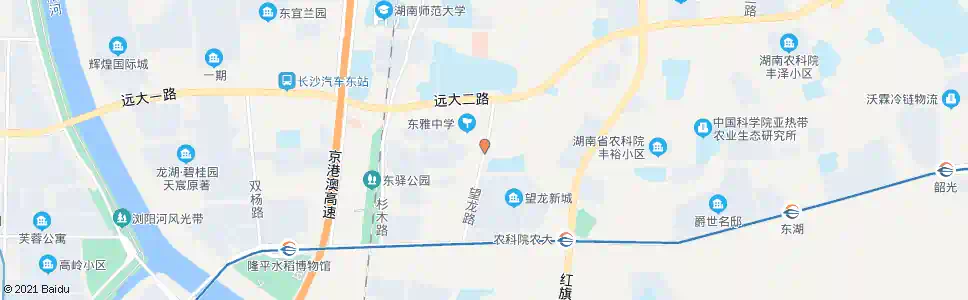 长沙白竹坡路口_公交站地图_长沙公交_妙搜公交查询2025