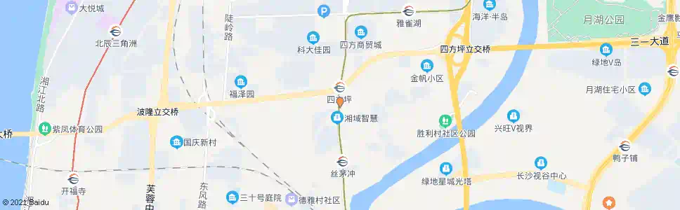 长沙三一大道口_公交站地图_长沙公交_妙搜公交查询2025