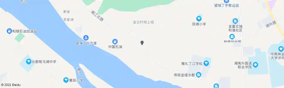 长沙湘江北路丁字联络线_公交站地图_长沙公交_妙搜公交查询2025