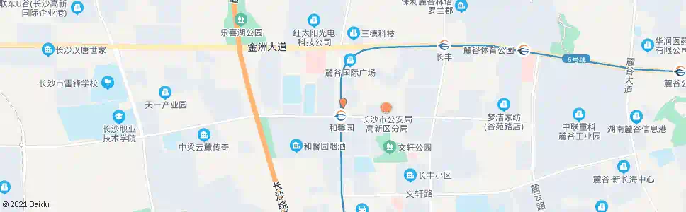 长沙东方红路首末站_公交站地图_长沙公交_妙搜公交查询2025