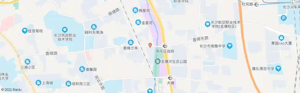 长沙师家老屋_公交站地图_长沙公交_妙搜公交查询2025