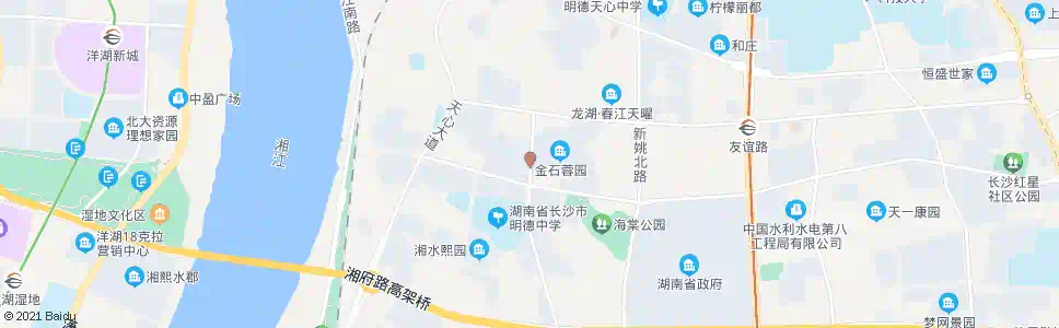 长沙书香路新韶西路口_公交站地图_长沙公交_妙搜公交查询2025