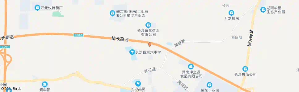 长沙黄花镇政府_公交站地图_长沙公交_妙搜公交查询2025