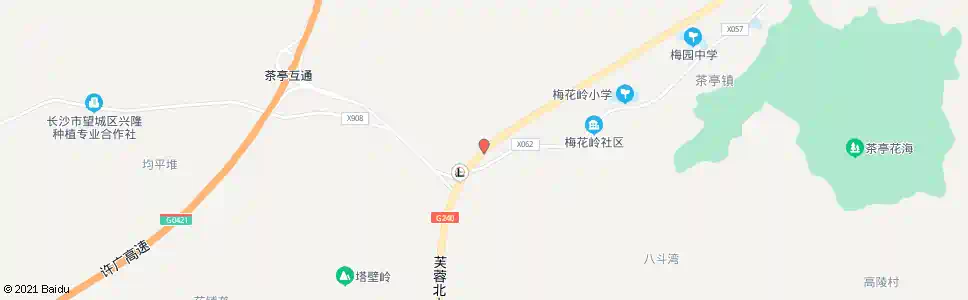 长沙国信市场_公交站地图_长沙公交_妙搜公交查询2025