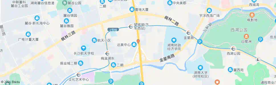 长沙迎春路西二环路口_公交站地图_长沙公交_妙搜公交查询2025
