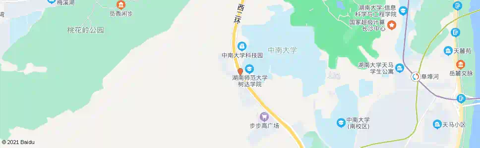 长沙树达学院_公交站地图_长沙公交_妙搜公交查询2025