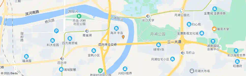 长沙栖凤路_公交站地图_长沙公交_妙搜公交查询2025