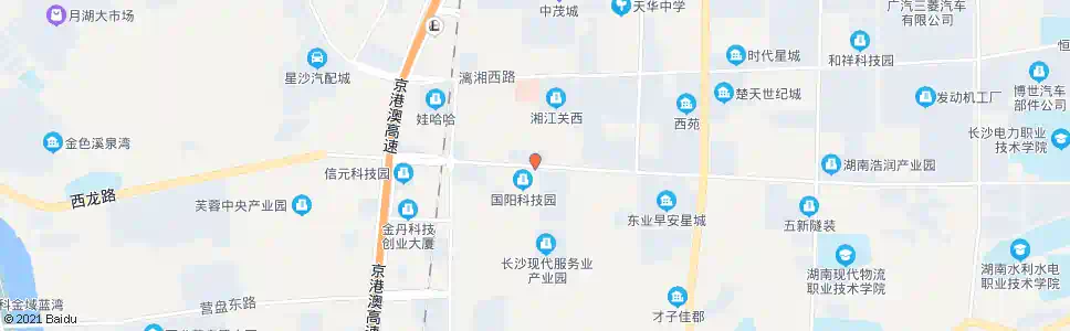 长沙中岸生物_公交站地图_长沙公交_妙搜公交查询2025