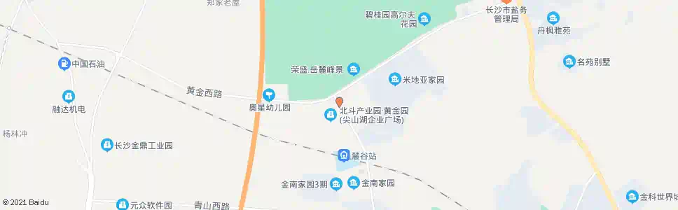长沙东方红路黄金路口_公交站地图_长沙公交_妙搜公交查询2025
