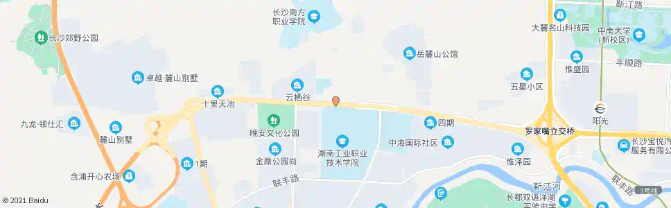 长沙湖南工业职业学院_公交站地图_长沙公交_妙搜公交查询2025
