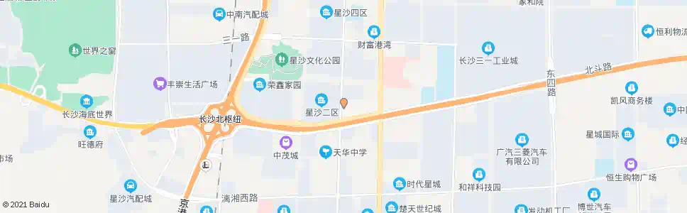 长沙星沙汽车站西_公交站地图_长沙公交_妙搜公交查询2025