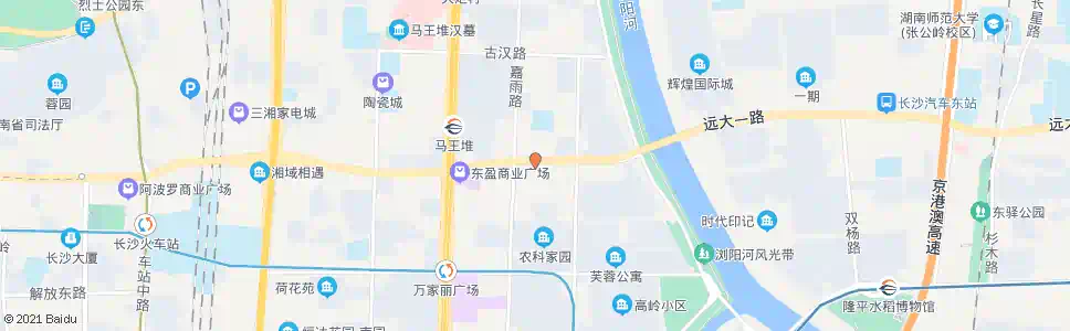 长沙长沙东大医院(远大路古曲路口)_公交站地图_长沙公交_妙搜公交查询2025