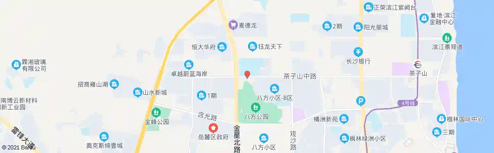长沙茶子山路观沙路口_公交站地图_长沙公交_妙搜公交查询2025