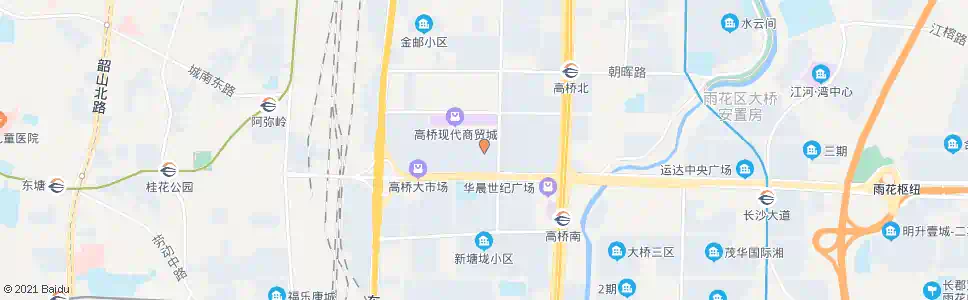 长沙茶业大市场_公交站地图_长沙公交_妙搜公交查询2025