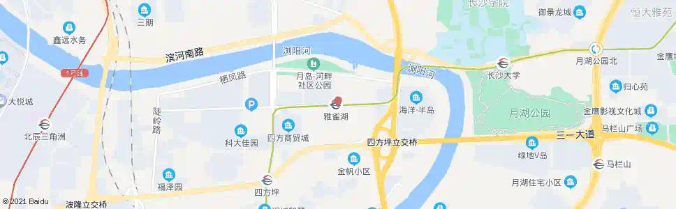 长沙双拥路_公交站地图_长沙公交_妙搜公交查询2025