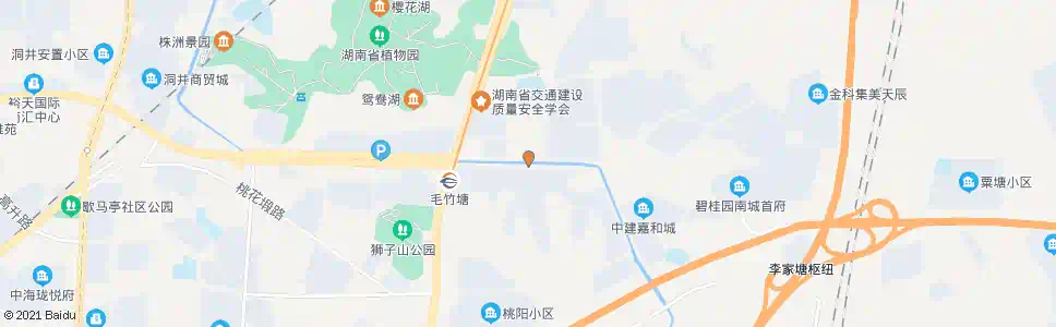 长沙庙下屋_公交站地图_长沙公交_妙搜公交查询2025