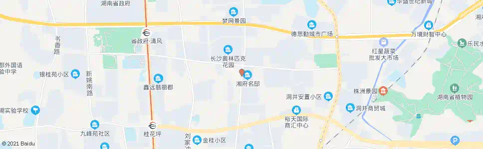 长沙万芙路杉木冲路口_公交站地图_长沙公交_妙搜公交查询2025