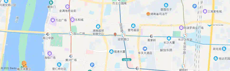 长沙韭菜园_公交站地图_长沙公交_妙搜公交查询2025