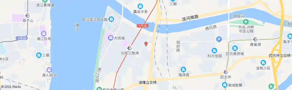 长沙晴岚路芙蓉路口_公交站地图_长沙公交_妙搜公交查询2025