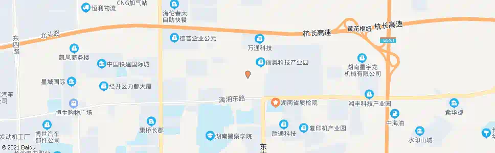 长沙开仁科技_公交站地图_长沙公交_妙搜公交查询2025