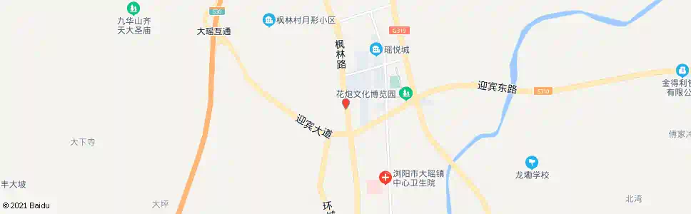 长沙枫林路东丰路口_公交站地图_长沙公交_妙搜公交查询2025