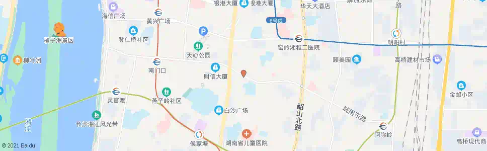 长沙长沙市十一中_公交站地图_长沙公交_妙搜公交查询2025
