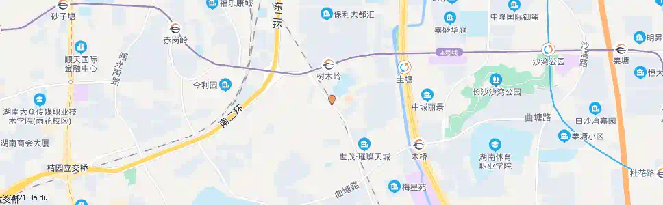 长沙自然岭_公交站地图_长沙公交_妙搜公交查询2025