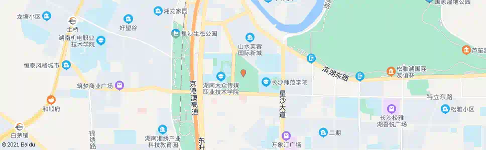 长沙徐特立公园(西)_公交站地图_长沙公交_妙搜公交查询2025