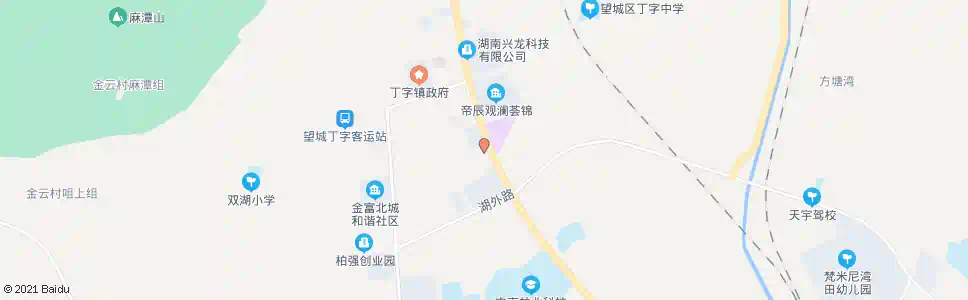 长沙丁字加油站_公交站地图_长沙公交_妙搜公交查询2025