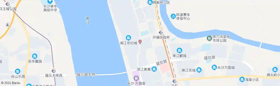 长沙江湾路口_公交站地图_长沙公交_妙搜公交查询2025