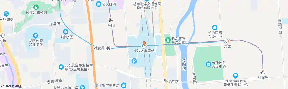 长沙京珠跨线桥_公交站地图_长沙公交_妙搜公交查询2025