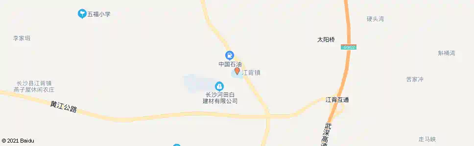 长沙江背中学_公交站地图_长沙公交_妙搜公交查询2025