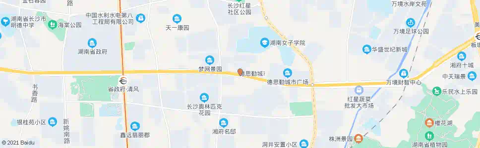 长沙湖南人才市场_公交站地图_长沙公交_妙搜公交查询2025