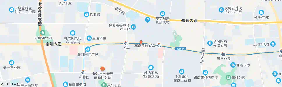 长沙保利麓谷林语东_公交站地图_长沙公交_妙搜公交查询2025