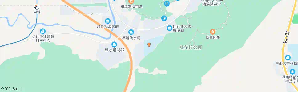 长沙周南梅溪湖中学_公交站地图_长沙公交_妙搜公交查询2025