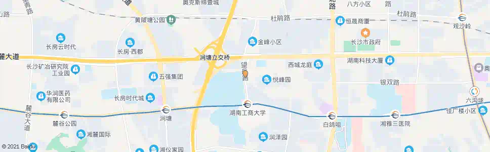 长沙咸嘉新村西_公交站地图_长沙公交_妙搜公交查询2025