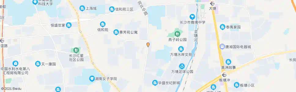长沙洞井路井湾路口_公交站地图_长沙公交_妙搜公交查询2025