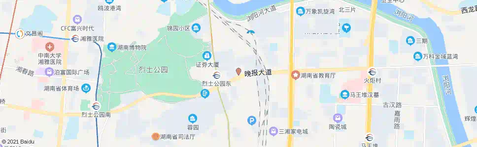 长沙芙蓉区地税局_公交站地图_长沙公交_妙搜公交查询2025