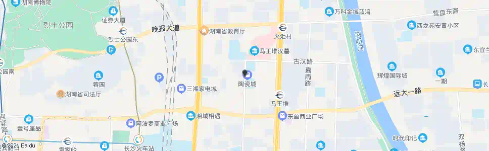 长沙马王堆路凌霄路口_公交站地图_长沙公交_妙搜公交查询2025