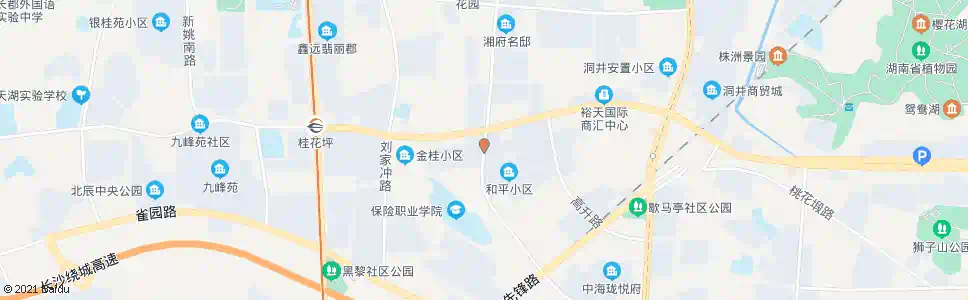 长沙和平小区_公交站地图_长沙公交_妙搜公交查询2025