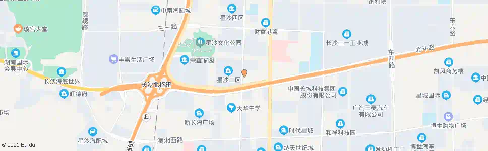 长沙星沙汽车站_公交站地图_长沙公交_妙搜公交查询2025