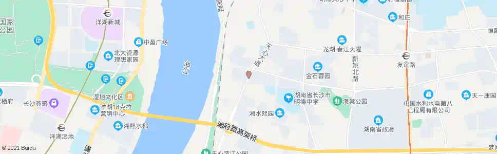 长沙豹子岭站_公交站地图_长沙公交_妙搜公交查询2025