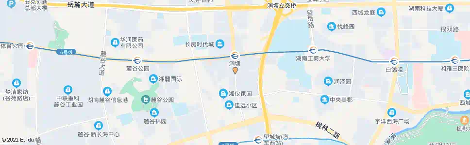 长沙玉兰路_公交站地图_长沙公交_妙搜公交查询2025